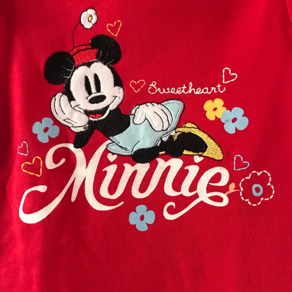 New vintage red Disney cotton bodysuit